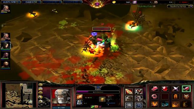 Играем в Warcraft 3 #66 - Diablo III Borderlands смотреть онлайн