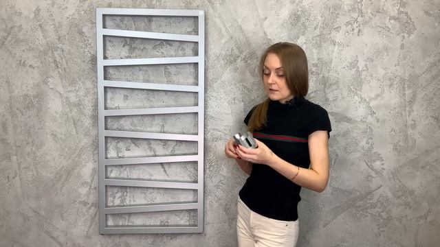 Серебристый полотенцесушитель Terma Zigzag 1070/500 SILVER MATT SX смотреть онлайн
