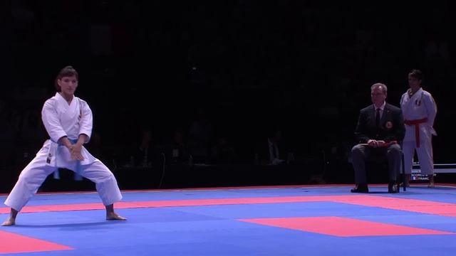 Sandra Sanchez vs Sandy Scordo. FINAL. European Karate Championships 2016 | WORLD KARATE FEDERATION смотреть онлайн