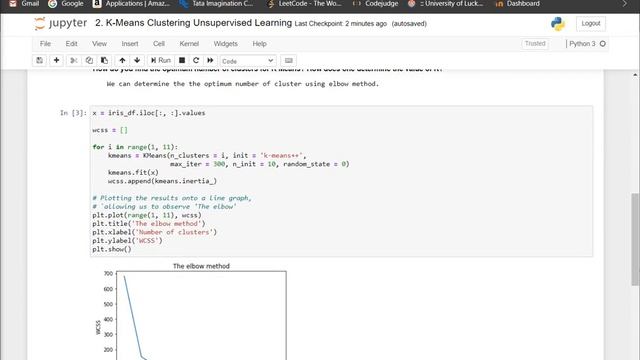 2 K Means Clustering Unsupervised Learning | Find optimum number of clusters from iris dataset смотреть онлайн