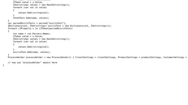 Parse json manually to POCO classes смотреть онлайн