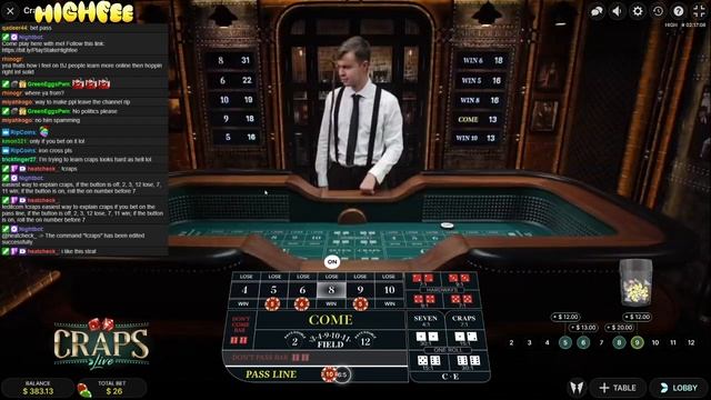 Learntoplaycraps Strategy | Pass Line/6/8/Field to cover place bets - Evolution Craps смотреть онлайн