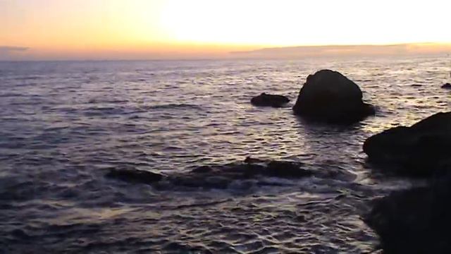 закат, море, волны, Турция, релакс, кайф, луна смотреть онлайн