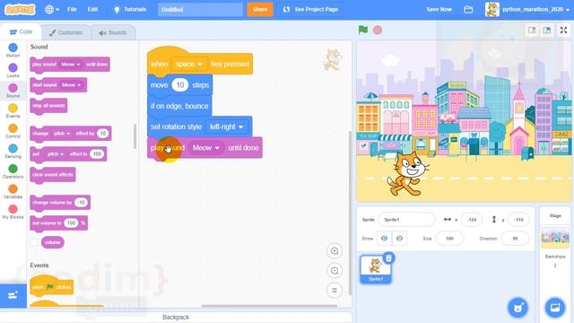 #Scratch 3 Test Lesson 1.5 Второй скрипт смотреть онлайн