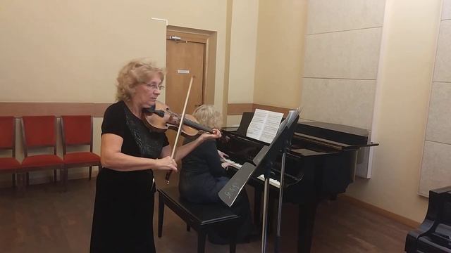 Падеревский соната 13, исп. Asolo Duo