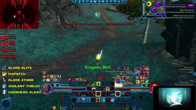 SWTOR PvP 4.0: Sensual Destruction - Vigilance Guardian смотреть онлайн