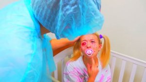 ДЕРЗКАЯ НЯНЯ ПРИВЕЛА ДОКТОРА С УКОЛАМИ для МАЛЯВОК!