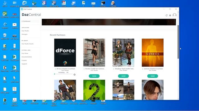 How to download and install a free 3D software, DAZ Studio смотреть онлайн