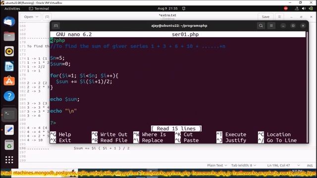 PHP Programs Print Series Part-15 | Print Sum of Given Series смотреть онлайн