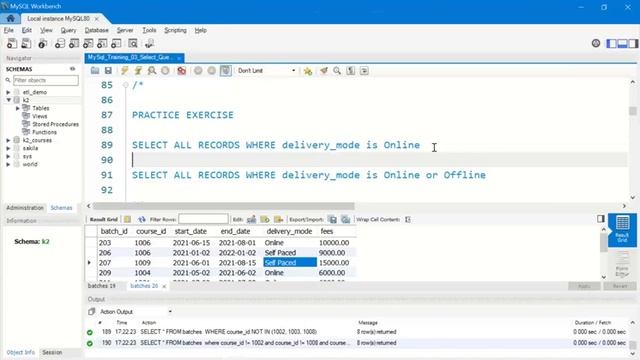 SQL Programming | Select Query | From, Where, Group By, Having, Order By | Dimensions & Measures смотреть онлайн