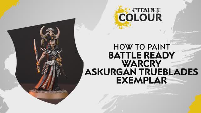 Warhammer 40000 How To Paint - Battle Ready Warcry - Askurgan Trueblades - Exemplar