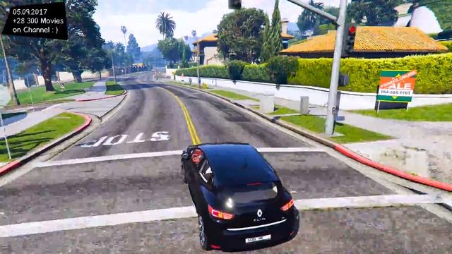 Renault Clio 4 (Facelift) Top Speed Test GTA Mod Future _REVIEW