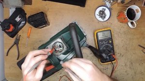 Аккумуляторная пила не включается. Диагностика. Ремонт.