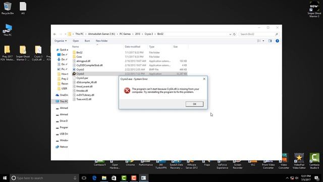 How to Fix Crysis 3 CryEA.dll Error 100% Working No Crack No Update смотреть онлайн