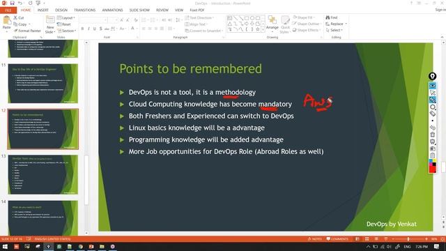 DEVOPS with AWS tutorials || Demo - 1 || by Mr. Venkat On 24-01-2022 @7PM IST смотреть онлайн