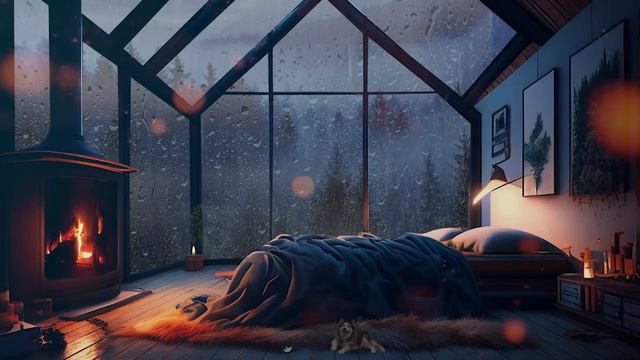 Rain & Thunderstorm Sounds | Rainstorm with Lightning Thunder for Sleeping, Focus and Relaxation смотреть онлайн