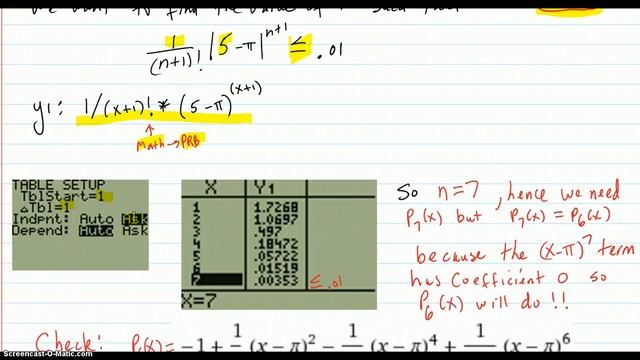 Find degree of Taylor polynomial so error is less than a given error value смотреть онлайн