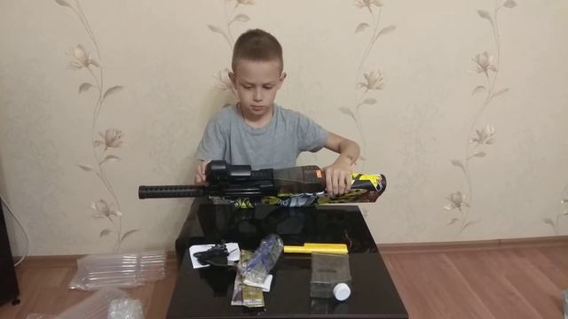 Пистолет-пулемёт P90  распаковка с AliExpress