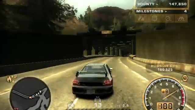 Lancer Evolution VIII Chasing Cops ( NFS MW ) Part 2 смотреть онлайн