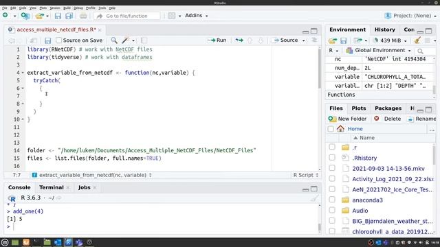 Extract data from multiple NetCDF files in one R script смотреть онлайн