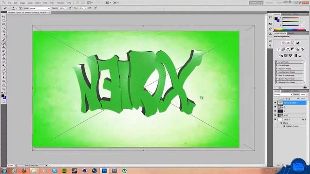 NetroX Graffiti Green | Speed Art смотреть онлайн