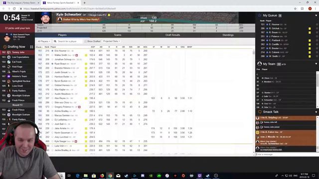 2019 Fantasy Baseball Draft - 16 Team H2H standard 5x5 смотреть онлайн