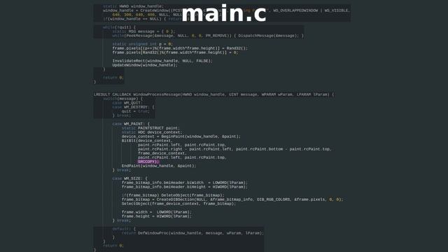 Draw Pixels to a Win32 Window in C with GDI смотреть онлайн