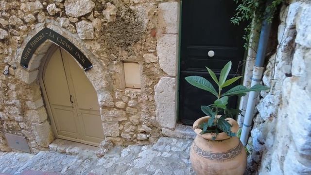 Eze FRANCE ?? French Village Tour ? Most Beautiful Villages in France ? 4k video walk смотреть онлайн