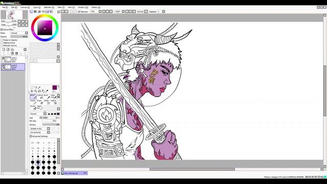 HOW TO DRAW A CYBERPUNK STYLE CHARACTER ILLUSTRATION смотреть онлайн