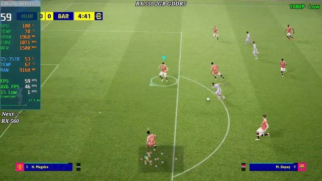 eFootball 2022 | GT 1030, RX 550, GTX 750 TI, RX 560 смотреть онлайн