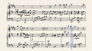 Violet Snow Sax/Piano - Violet Evergarden OST (Music Sheets)