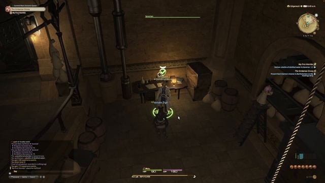 Final Fantasy 14 - Alchemist level 1 Quest - My First Alembic - Walkthrough смотреть онлайн