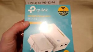 Wi-Fi+Powerline TP-LINK адаптер AV600 kit (TL-WPA4220kit) в Баку / Bakida
