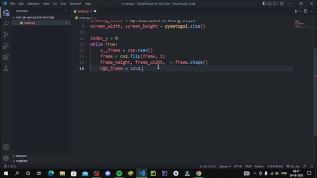 How to Make a Virtual Mouse Using Python | Python For Beginners | #pythonprogramming смотреть онлайн