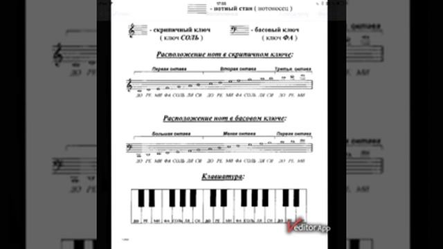Клавиатура. Ноты. Зачем нужны черные клавиши? УМ 3. смотреть онлайн