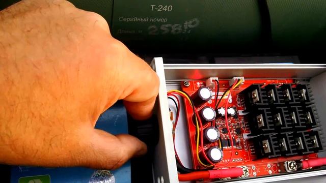 Тест шим регулятора для лодочного электромотора.