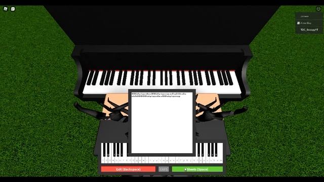 Roblox piano Fur Elise (song sheet in desc) смотреть онлайн
