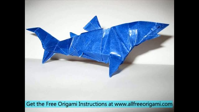 origami shark easy смотреть онлайн