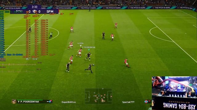 Тест Intel Xeon E5 2640v3 + GTX 1050 Ti + HUANANZHI X99-BD4. Стрим через СPU. Без Vsync. PES 2021. смотреть онлайн
