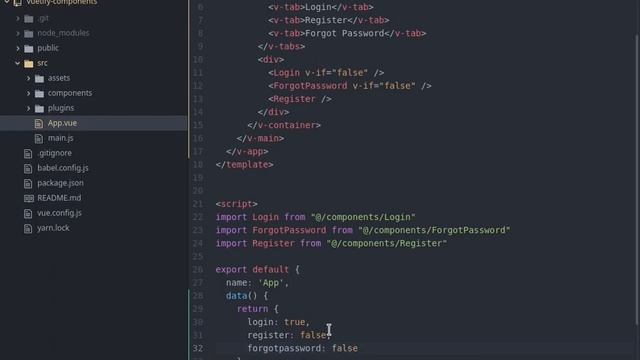 Creating a Navigation Tab Using Vuetify The Vuejs Library | 5 - Fedorae Education смотреть онлайн
