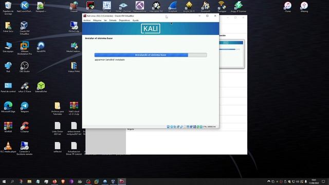 Como instalar Kali Linux 2022 3 en VirtualBox. смотреть онлайн