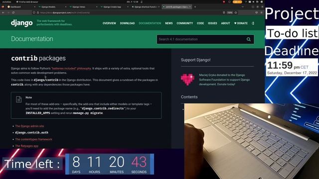 Project: To-do list with Python x Django Ep. 13 - No talking смотреть онлайн