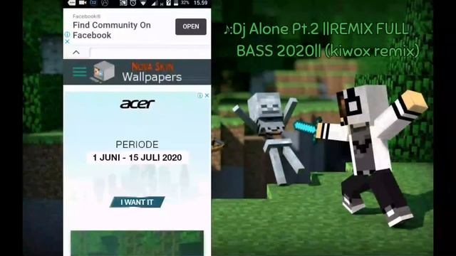 Cara Membuat Wallpaper Minecraft HD||Bisa Dengan Skin Kita Sendiri