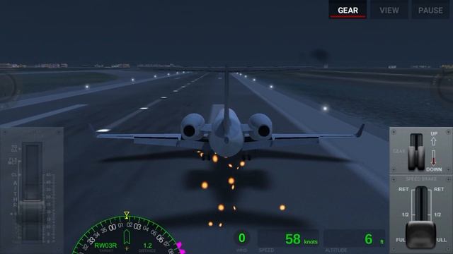 AIRLINE COMMANDER ⚠️⛔️ LANDING WITHOUT FRONT LANDING GEAR AIRLINE COMMANDER смотреть онлайн