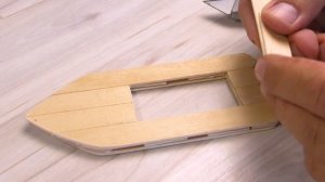 КАК СДЕЛАТЬ КОРАБЛИК СВОИМИ РУКАМИ из палочек от мороженного. Поделки для детей