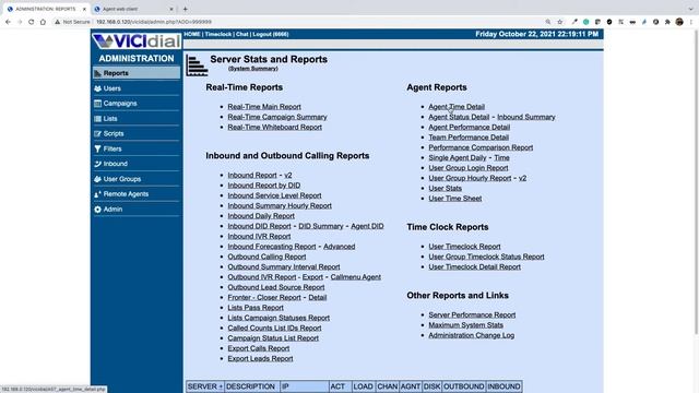 VICIDial Configuration - Part5 - How To Access Reports In VICIdial?