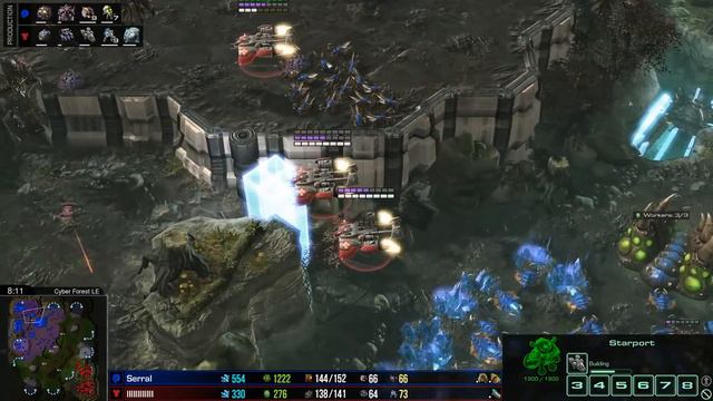 SERRAL vs ALPHASTAR | ZvT | Deepmind A.I Starcraft 2 | Español смотреть онлайн