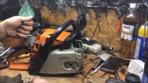 "Штиль MS-390"У фирменной бензопилы даже поломки "фирменные"!)