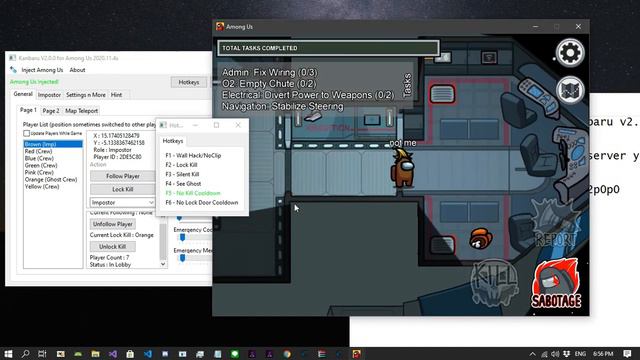 Among Us Hack PC 2020.11.4s | Kanbaru V2.0.0 смотреть онлайн