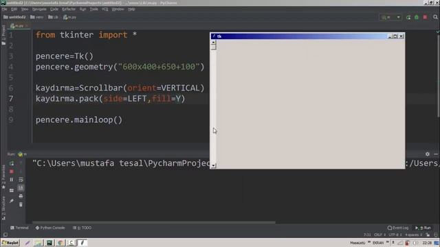 Scrollbar Python Tkinter #46 смотреть онлайн